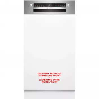 Geschirrspüler Bosch Serie 2 SPI2HKS42E halbintegriert Slimline 45 cm, 10 Maßgedecke, 5 Programme, Klasse E