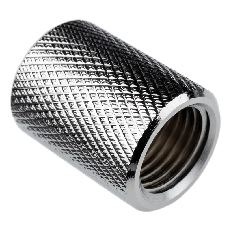 Alphacool HF 17047 Muffe G1/4 Innengewinde auf G1/4 Innengewinde, Messing, verchromt
