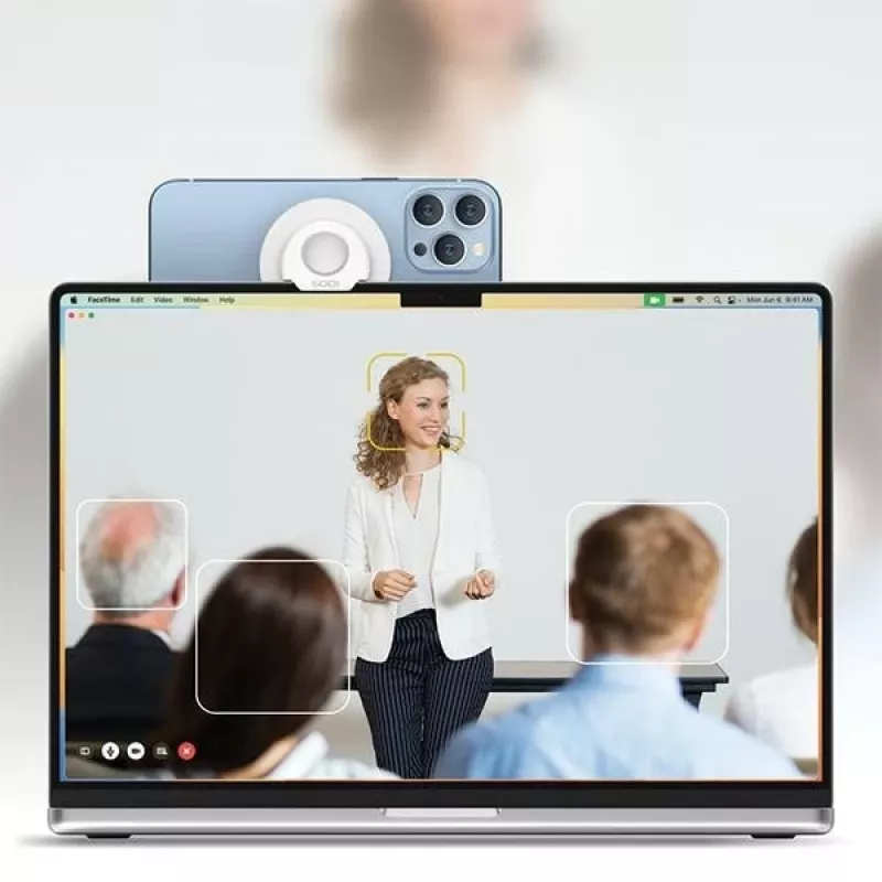Induktiver Halter für MacBook MagSafe schwarz