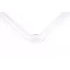 Alphacool ROH1020312 HardTube 16/11 mm Borosilikatglas-Rohr, 90°-Winkel, 20/40 cm, klar