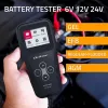 Qoltec 52489 digitaler Batterietester und -analysator 3-in-1 mit LCD, 6V / 12V / 24V, 30Ah-200Ah