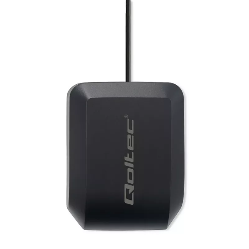 GPS/GLONASS-Antenne QOLTEC 28 dBi 50 W mit SMA-Winkelstecker