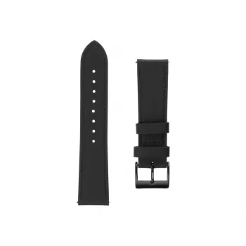 Leder-Uhrenarmband FIXED FIXLST-22MM-BK – 22 mm Schnellwechsel, schwarz