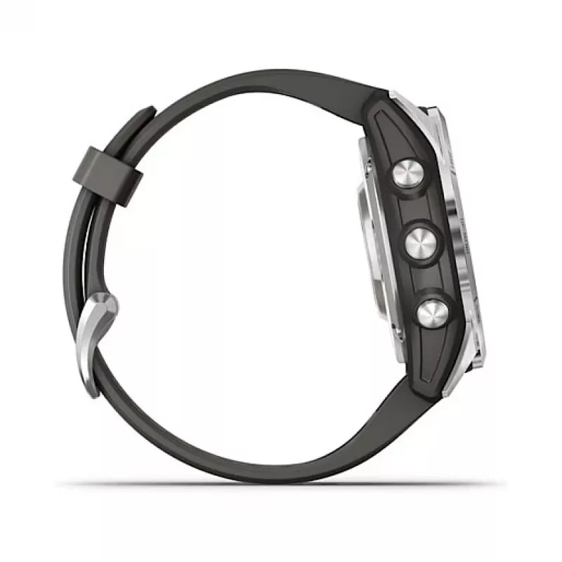 Garmin fēnix 7S Pro 3,05 cm (1,2 inch) MIP 42 mm Digital 240 x 240 Pixel Touchscreen Silber Wi-Fi GPS (Satellit)