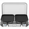 Tragbarer Grillkocher Campingaz 2213311, 2 Zonen, 5,4 kg, 490×350 mm, schwarz/grau/silber