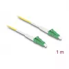 DeLOCK InfiniBand Glasfaserkabel 1 m LC LC/APC Gelb