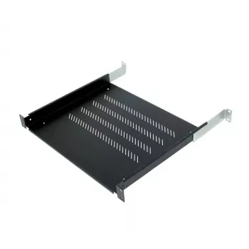 19 Zoll Fachboden Triton RAB-UP-450-A4 1U 450mm 80kg Kunststoff Schwarz