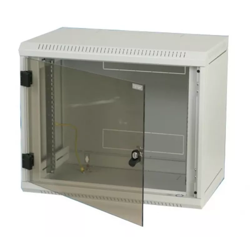 Wandmontierter Schrank Triton RBA-15-AS5-CAX-A1 15U/500 Glastür Grau