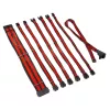 Kabel-/Adapter-Kit Kolink Core Pro 12V-2x6 Typ 2 umflochten, Jet Schwarz/Racing