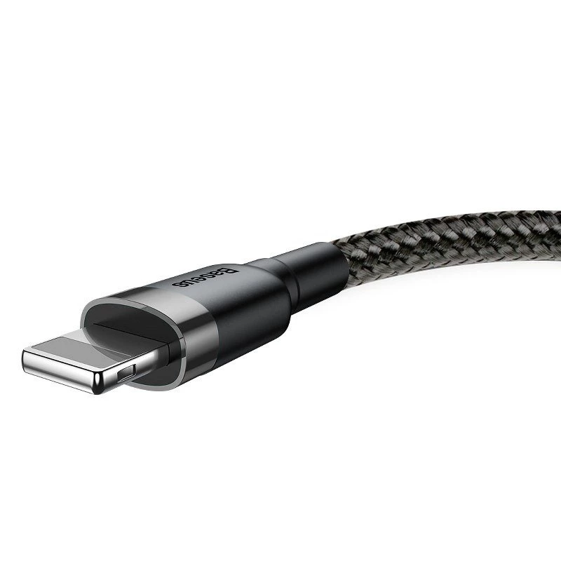 Baseus Cafule USB Lightning Kabel 2A 3m (Schwarz+Grau)