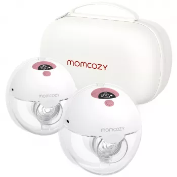 Doppelte Milchpumpe U-grow Momcozy M5 Rot, 160 ml Auffangflaschenkapazität