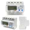 Dreiphasen-Energiezähler QOLTEC 50883 Wi‑Fi 400V mit LCD-Anzeige