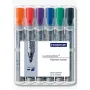 Marker Staedtler 356 B WP6 6 Stück Blau Grün Orange Rot Violett