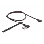 USB-Kabel DeLOCK EASY-USB 2.0 Typ-A auf Micro-B Stecker 0,5 m Schwarz