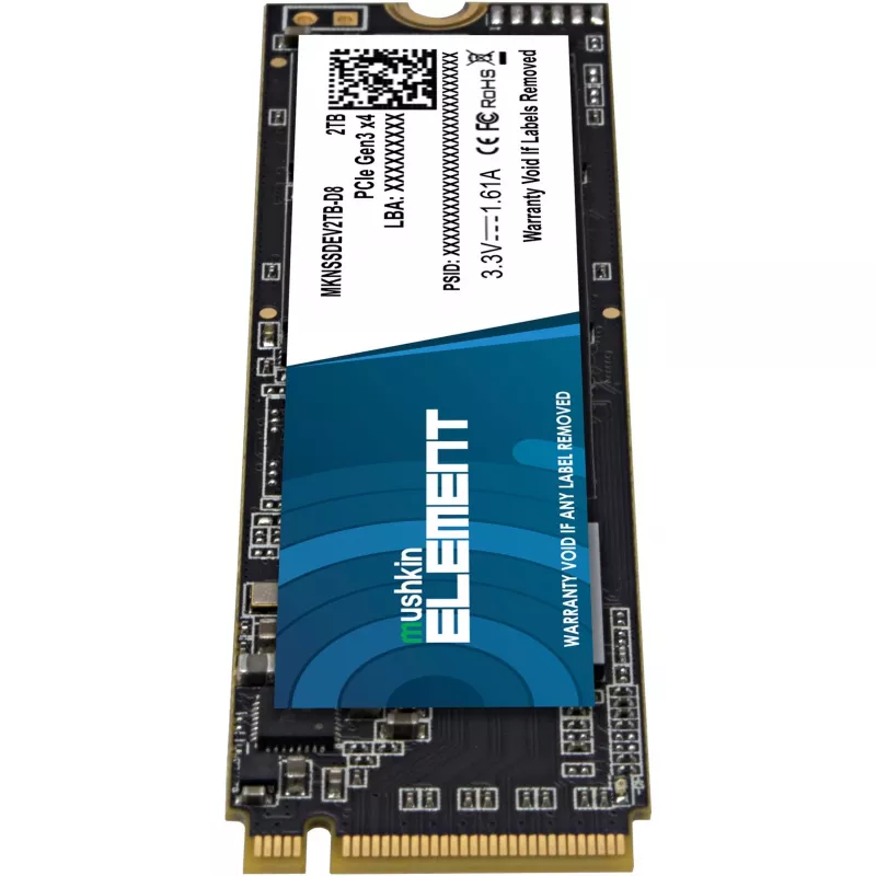 Mushkin ELEMENT - SSD - 2 TB - Intern - M.2 2280 - PCIe 3.0 x4 (NVMe)