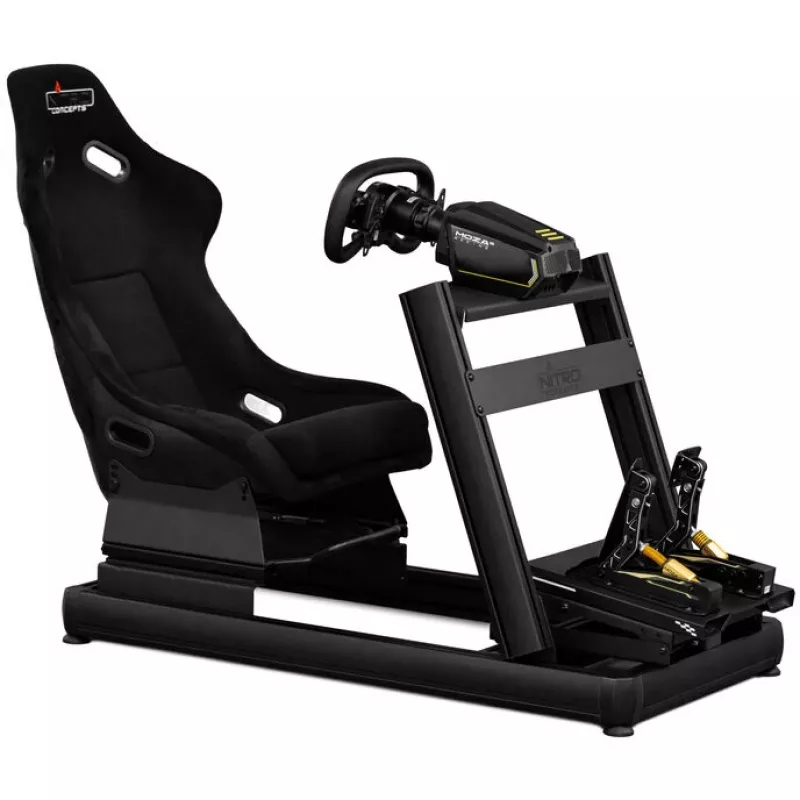 Gaming-Stuhl nitro concepts E-Racer GAZU-1006 — ergonomisches Design, verstellbare Armlehnen