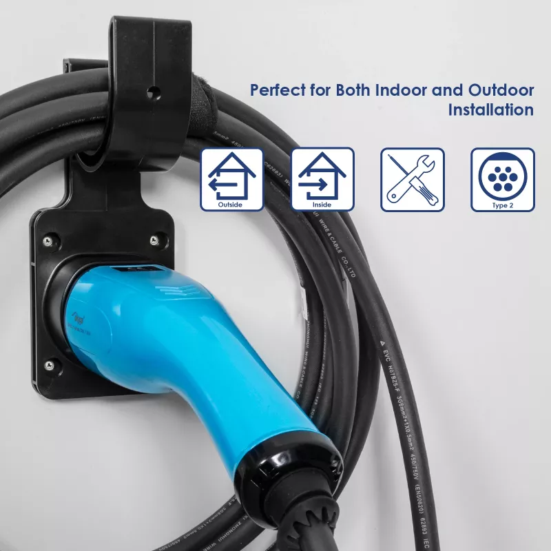 Akyga AK-SC-E15 Wandhalterung für Typ-2-EV-Ladekabel