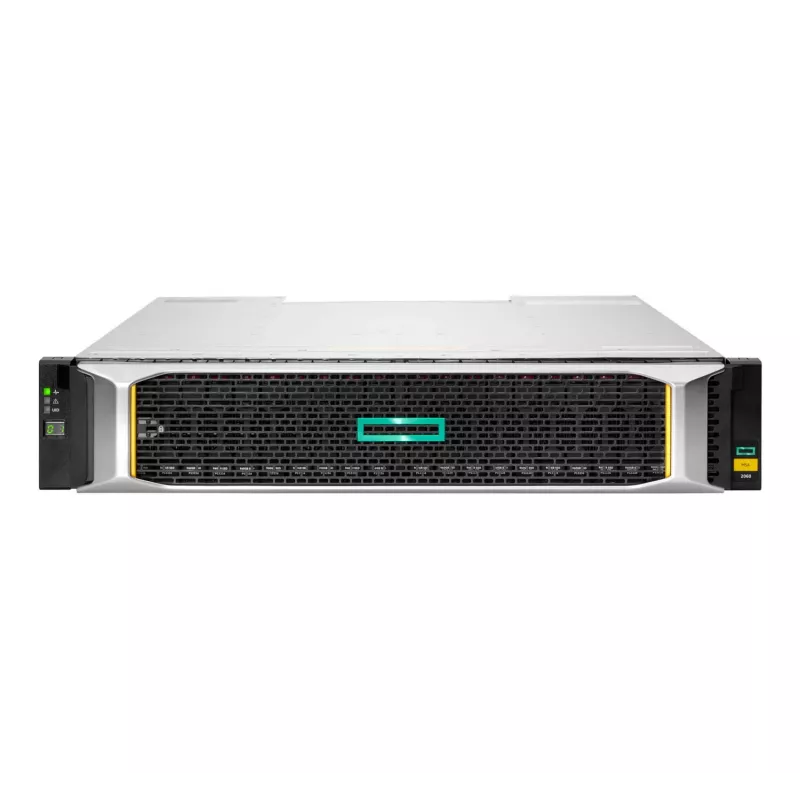 HPE MSA 2060 R0Q74B 16-Gb-Fibre-Channel-SFF-Storage-Festplatten-Array, 24 Schächte (SAS-3), 0 TB, Rack 2U