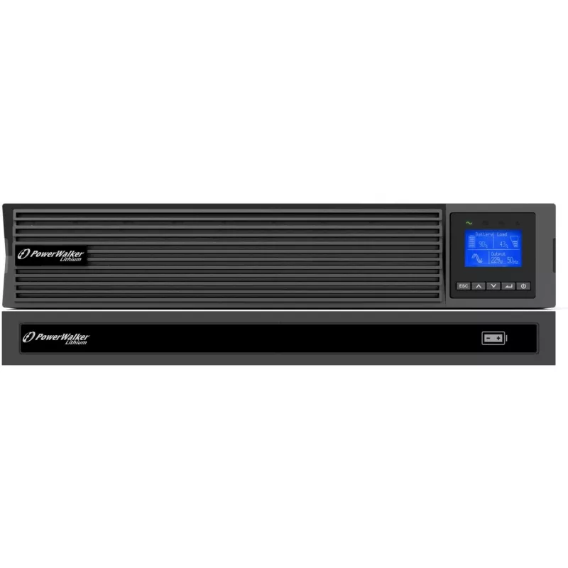 USV-Rack Powerwalker Vfi 1000 Licr Iot PF1 ON-LINE 1000VA 8X Iec C13 USB-B RS-232 LCD 2U
