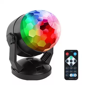 LED-Discokugel DENVER LDB-319 – kompaktes LED-Partylight, Modell 117220200040