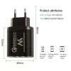 USB-Wandladegerät MACLEAN MCE479B — 3x USB-Anschlüsse, 18W Gesamtleistung, kompakt