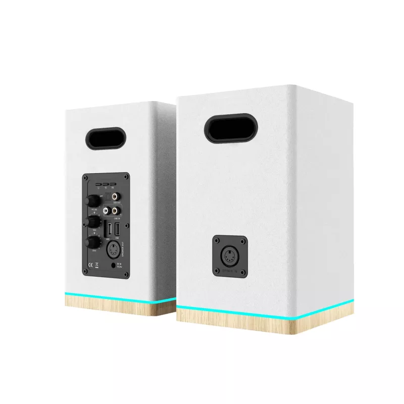 Blaupunkt BS60WH LED Regallautsprecher, Bluetooth, HDMI ARC, Weiß