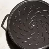 Staub Chistera 40511-472-0 Bräter 28 cm, rund, Gusseisen, 3,7 l, schwarz