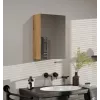 Top E Shop POLA 1DL ARTISAN Badezimmer-Aufbewahrungsschrank, Eiche