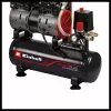 Kompressor TE-AC 110/6 Silent Plus (schwarz/rot, 550 W)