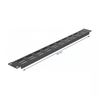 Belüftete Blindplatte DeLOCK 19 Zoll Netzwerkschrank-Panel 66679
