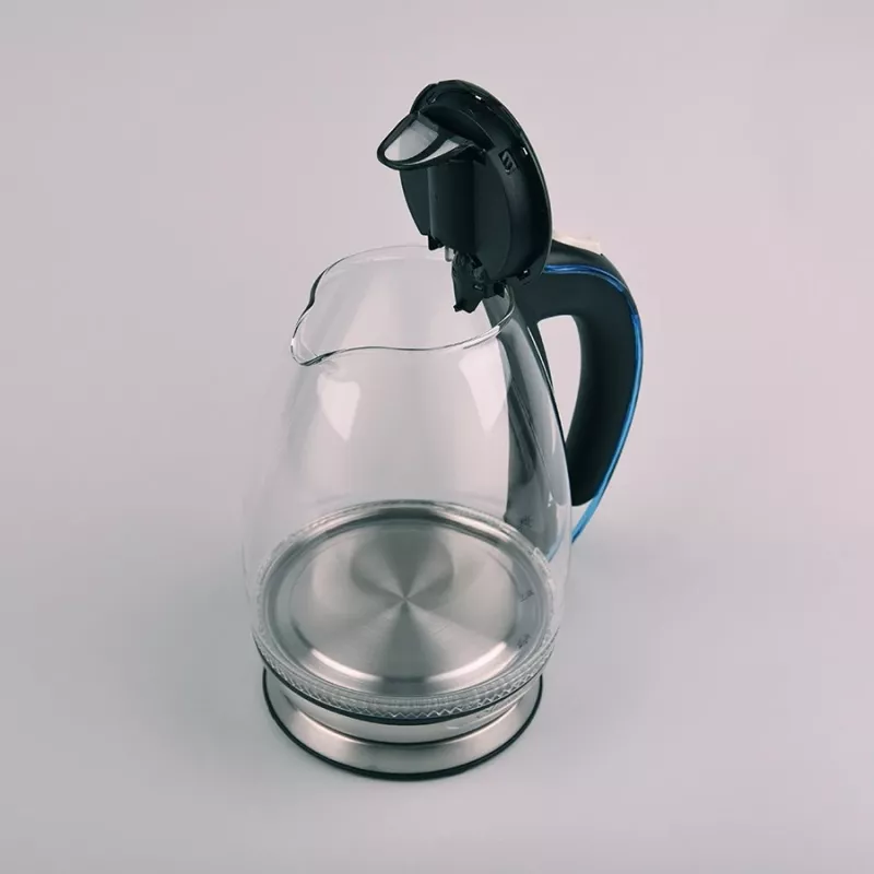 Wasserkocher Maestro MR-054 1,7 l 2200 W Glasgehäuse, blaue Hintergrundbeleuchtung, verdecktes Heizelement