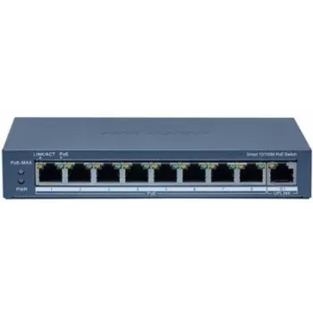 Netzwerk-Switch Hikvision DS-3E1309P-EI(B) 8-Port 100 Mbps mit 110W PoE