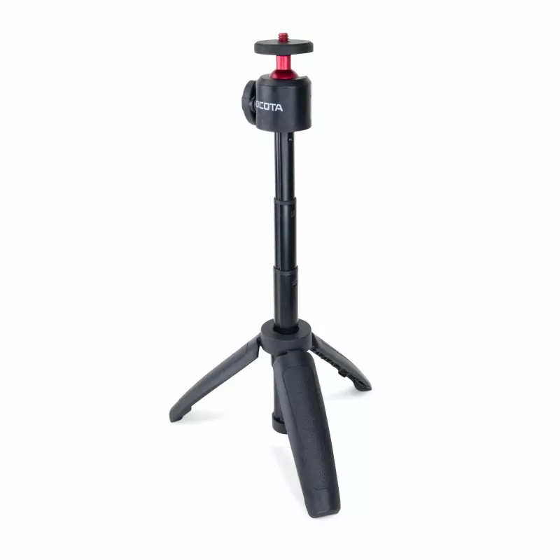 Dicota Webcam-Stativ Arbeitshöhe = 147 - 245 mm Schwarz Kugelkopf