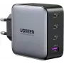 Ugreen 45515B Ladegerät für Mobilgeräte Grau AC Schnellladung Indoor