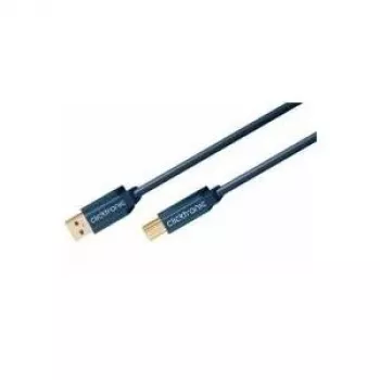 ClickTronic 1,8 m USB3.0 A – B m/m 1,8 m USB-A USB-B Blau USB-Kabel (70092)