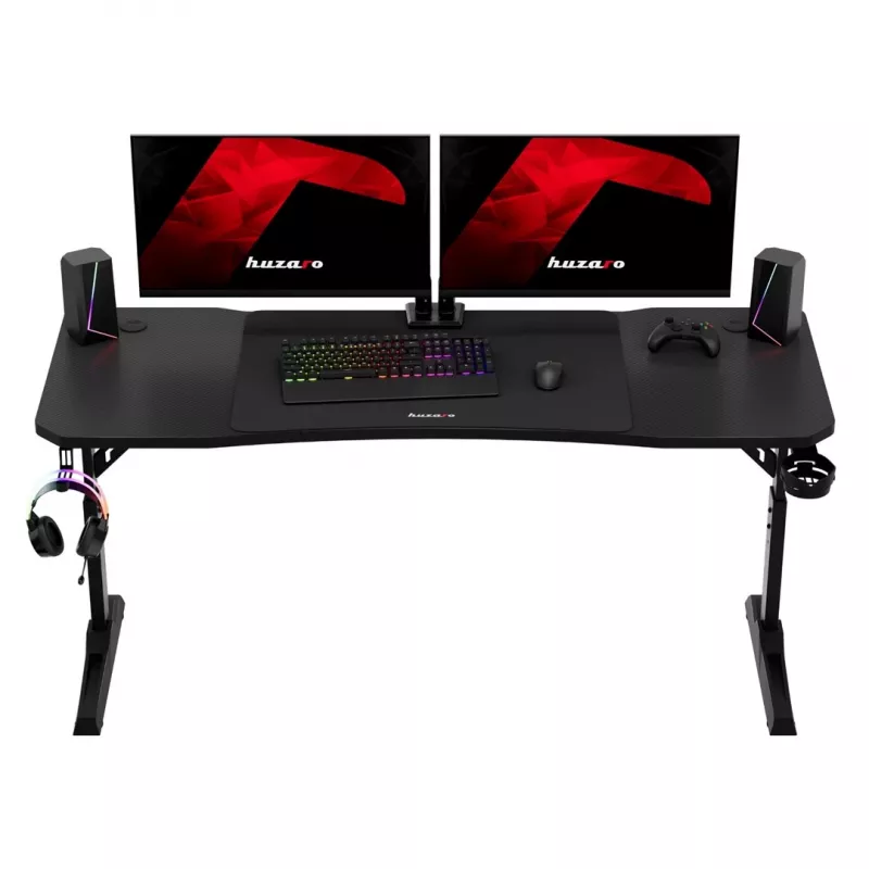 Huzaro Hero 4.6 Schwarz gaming desk