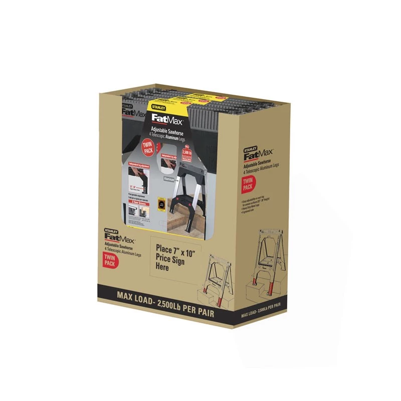 Stanley FatMax 1-92-980 Unterstellbock, Paar, bis 1135 kg belastbar, schwarz