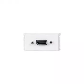 Vivolink WI221268 DisplayPort-Wandanschlussblende, Weiß