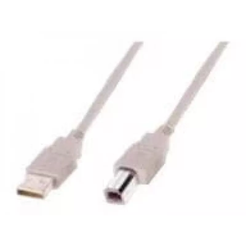 Assmann USB-Verbindungskabel. Typ A - B M/M. 1,8 m. USB 2.0 geeignet. UL. be (AK-300102-018-E)