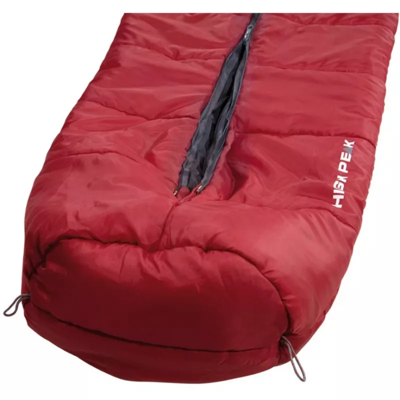 Mumienschlafsack High Peak Century 300 Polyester Grau Rot 230 cm