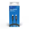 Savio CL-174 USB-C-auf-USB-C-Kabel, 100 W, Power Delivery/Quick Charge, digitale Anzeige, 1 m, grün