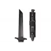 Mil-Tec German Combat Knife 2000 15362100 Messer, Stahl 440, schwarz