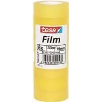 Büroklebeband TESA 57207-00001-00 Transparent 33 m 8 Stück