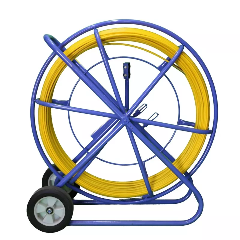 Extralink Kabelzugstab Pilot 9mm 100m Glasfaser GFK gelb