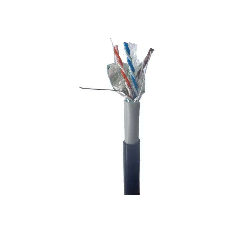 Netzwerkkabel Gembird FPC-6004GE-SO-OUT 305 m Cat6 F/UTP Schwarz