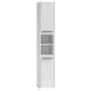 Topeshop S30 weißer Badschrank Weiß