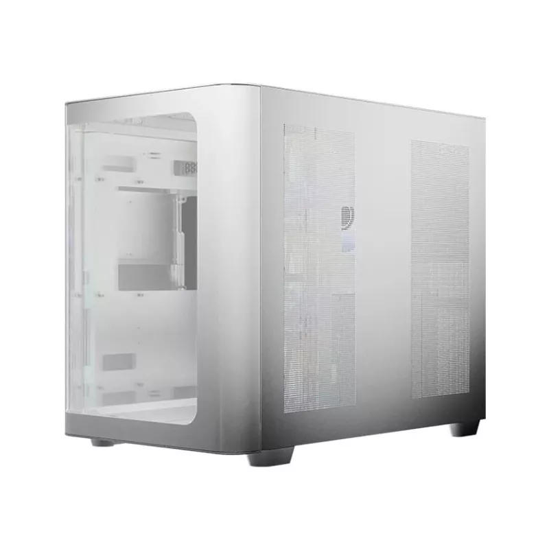 LC-Power Gaming 8001W Pro-Storm Light Midi-Tower ATX Gehäuse, weiß (LC-8001W-ON)