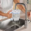 Wasserfilterkanne BRITA Glas Kanne ONE mit 2 x MAXTRA+ PRO Kartuschen (Modell 126032)