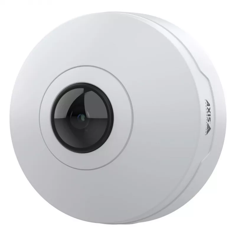 Axis M4327-P 02636-001 Panorama-Mini-Dome-IP-Kamera für innen, 6 MP, Fischauge 180/360°, Decke/Wand, Weiß