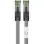 Goobay CAT 8.1 Patchkabel, S/FTP (PiMF), Grau, 3 m - LSZH halogenfrei, Kupfer AWG 24 (55138)
